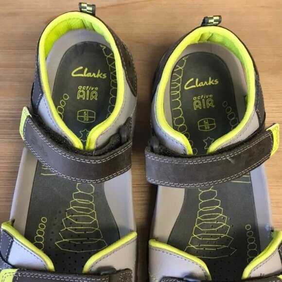 Clarks Air Rocks JNR Sandals - Picture 5 of 7